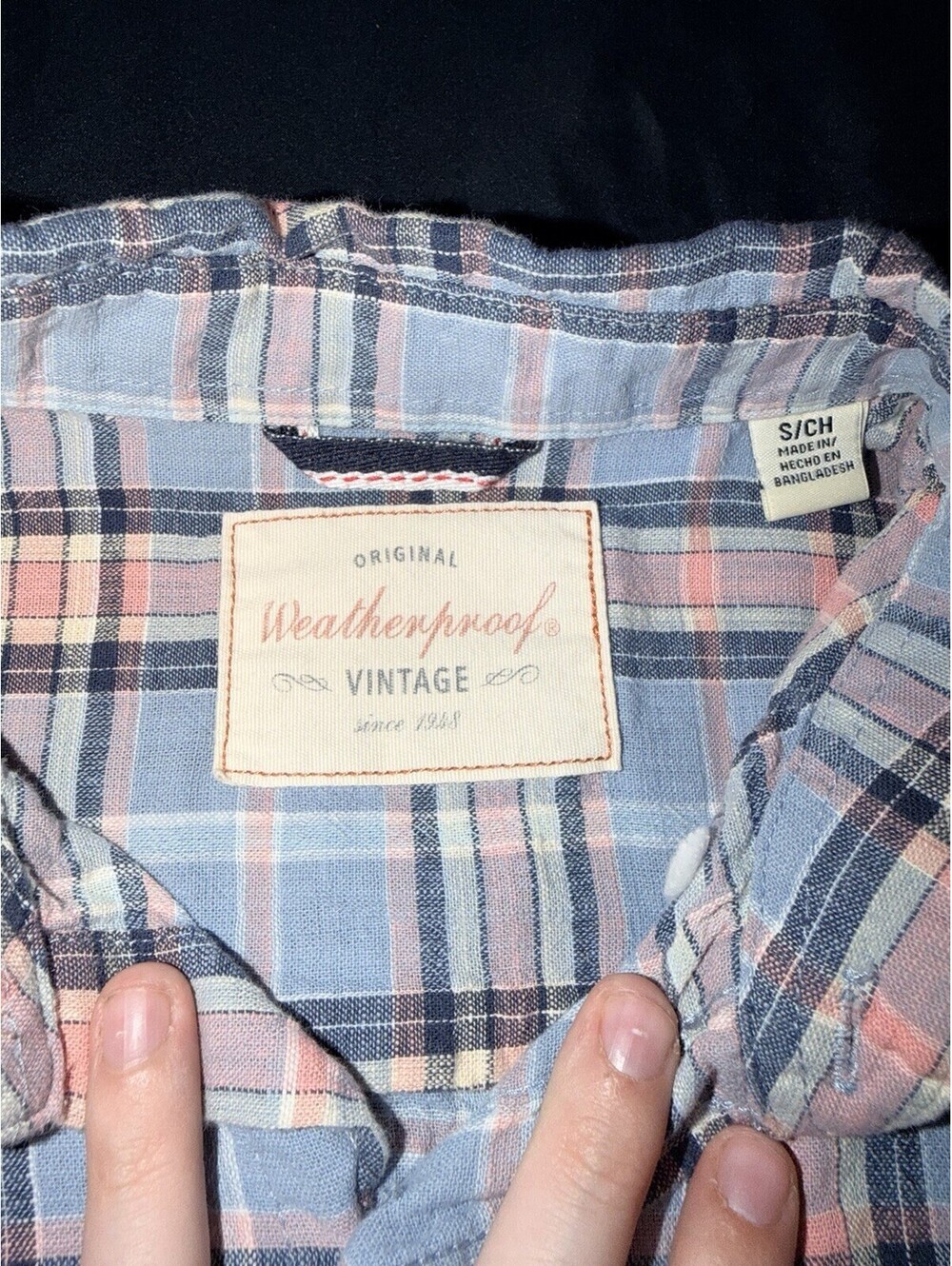 Jean Michaud Men's Collared Short Sleeve Cotton Button Down Size Small - Picture 3 of 7